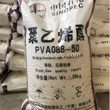 Sinopec Polyvinylalkohol PVA 088-50 för tygpasta